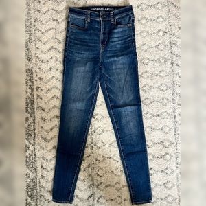 American Eagle High waisted jeans size 4 long